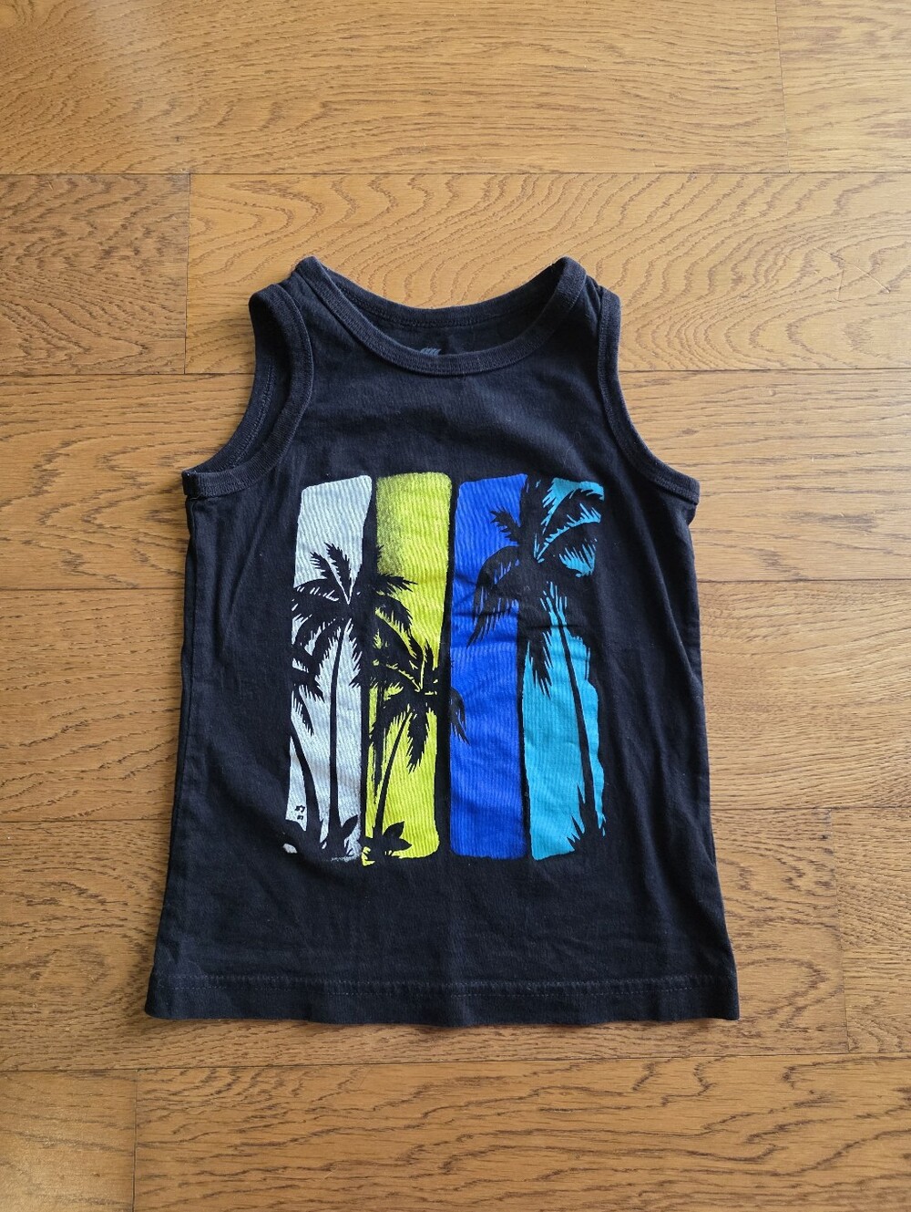 Kids Tank Top Black Size XS
